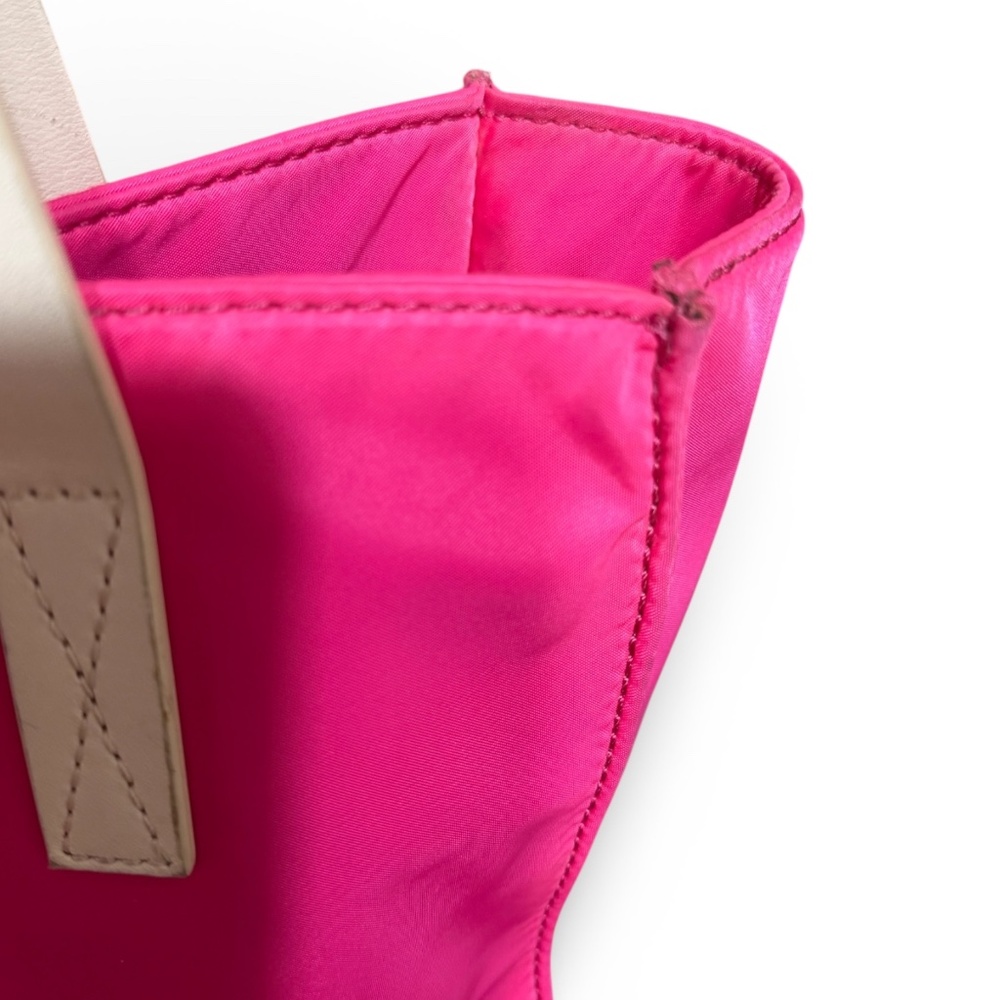 🚨SOLD🚨Kate Spade Berry Street Elise nylon tote in zinnia pink. - Picture 11 of 12